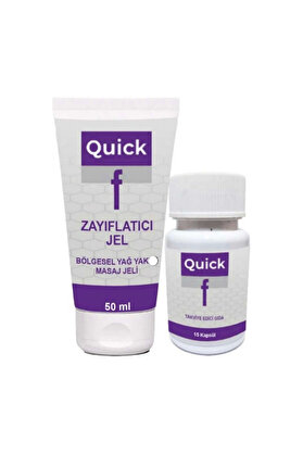 Adoil QuickF Bölgesel Jel 50 ml + QuickF 15'li