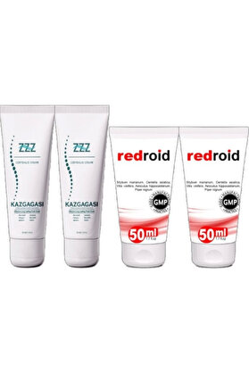 Adoi̇l Kaz Gagası 100 Ml Rahatlatıcı Kremi̇ 2 Adet Redroi̇d Rahatlatıcı 50 Ml 2 Adet