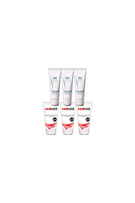 Adoil Kaz Gagası Kremi 3x100 ml Rahatlatıcı +Redroid Rahatlatıcı Krem 3x50 ml