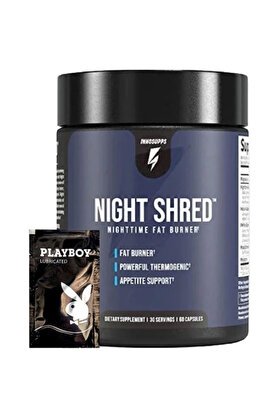 Adoil Night Shred Nighttime Fat Burner 60 Caps + 1 Hediyeli Jel