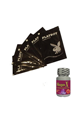 Flamex Playboy Lubri̇cated Gel 5 X 5Ml Jel 30Lu Shogunx Erkeklere Özel