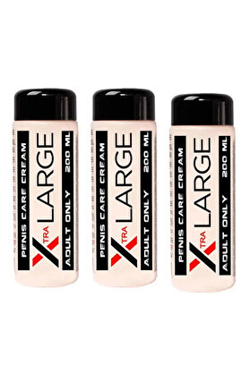 Adoi̇l Large Boyutlandırıcı Bakım Kremi̇ 200Ml/ Pri̇vate Area Care Cream X3 Adet