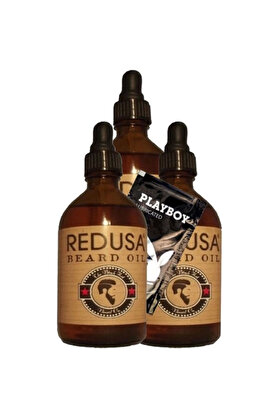 Adoil Redusa Sakal Bakım Yağı Beard Oil 3 Tane 100 Ml + Yanında Jel
