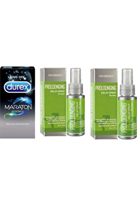 Adoil Mucizevi Proloonging 2 *Geciktıcı Sprey 59 Ml 80 Kullanım Maraton Prezarvatif 4 Lu