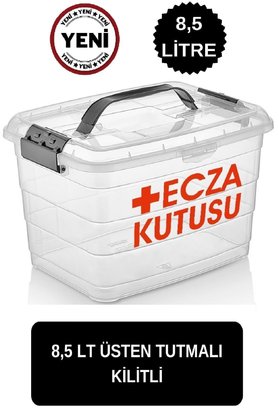 DEEMBRO Ecza Kutusu 8 5 Lt Ilk Yardım Ecza Dolabı Çantası Ilaç Kutusu Ilaç Saklama Kabı Kutusu Ilaç Dolabı