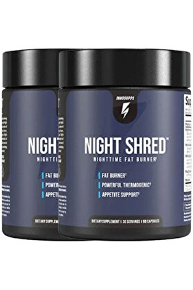 Adoi̇l Innosupps 2Li̇ Adet Ni̇ght Shred Ni̇ghtti̇me Fatburner Gece Istenmeyen Yağlara Parçalayıcı 60 Caps