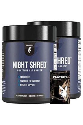 Adoil Innosupps 2li Night Shred Nighttime Fat Burner 60 Caps + 1 Hediyeli Jel