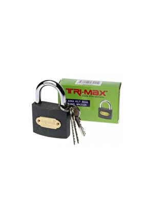Trimax Tri-max Gri Döküm Asma Kilit 25 mm 2 Yıl Sağ Döküm CN