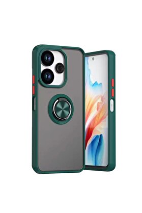 nerede bulurum Xiaomi Redmi 13 4G Kılıf Montreal Yüzüklü Silikon Kapak - Yeşil