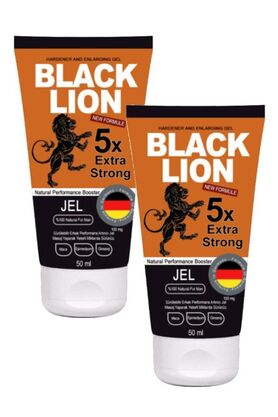 Adoil Black Lıon Jel Sertleştirmeli Büyütmeli Erkek Kremi 50ml X 2 Adet