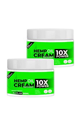 Adoil Louise Beauty Hempoil Cream 10x Rahatlatıcı Bakım Kremi 100 ml x 2 adet