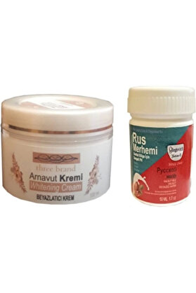 Eki̇nce Three Brand Arnavut Kremi̇ 1Ad+Rus Merhemi̇ 50 Ml 1Ad