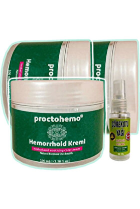 Sti̇l Köşesi̇ Proctohemo Krem 100 Ml X 3 Adet + Çörek Otu Yağı 30 Ml