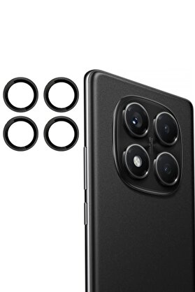 İyi̇ki̇aldi̇n Xi̇aomi̇ Redmi̇ Note 14 Pro 4G Pvd Metal Kamera Lens - Si̇yah