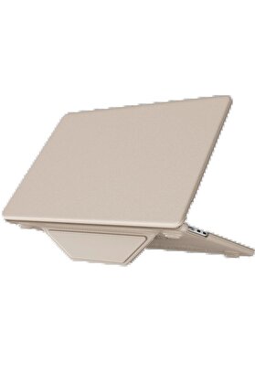Ceptetoptan Myt09 Macbook Pro 14 2021 Macbook Deri̇ Kapak - Gold