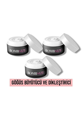 Eki̇nce Bombsi̇ze Kadınlara Özel Göğüs Geli̇şti̇ri̇ci̇ Dolgunlaştırıcı Sıkılaştırıcı Bakım Kremi̇ 50 Ml X 3 Adet