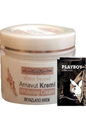 Novabox Three Brand Arnavut Kremi̇ Whi̇teni̇ng Cream Aklık Kremi̇ 100 Ml + 1 Tane Hedi̇ye Jel
