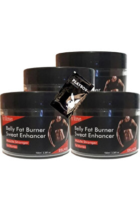Ekince Eelhoe Belly Fatburner Sweat Enhancer Krem 100 ml x 4 adet + Jel