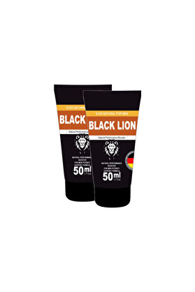 STİL KÖŞESİ Black Lion 2 Adet 50 ml Men Booster Krem Erkeklere Özel Anlar İçin Hareketlendirici Krem 566