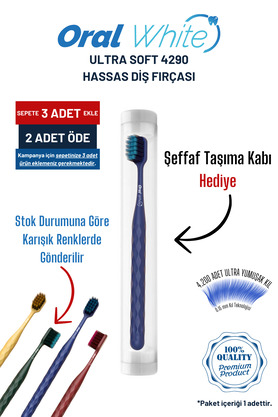 Oral White Ultra Soft 4290 Hassas Diş Fırçası