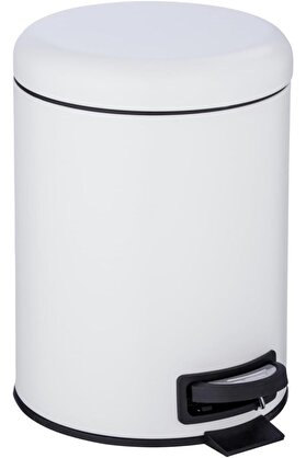 STOREMAX lvnshop Pedallı Çöp Kovası 5 L. Leman, gri, metal, 3 x 11,5 x 11,5 cm 224120