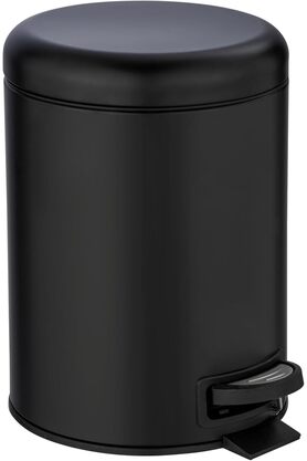 STOREMAX snShop Pedallı Çöp Kovası Paslanmaz Çelik 5 L. Alassio, Parlak, Parlak Gümüş, 5 litre, 21 x