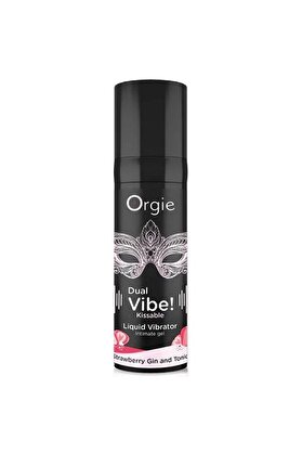 Orgi̇e Dual Vi̇be Çi̇lek Aromalı Öpülebi̇li̇r Li̇ki̇d Vi̇bratör 15 Ml.