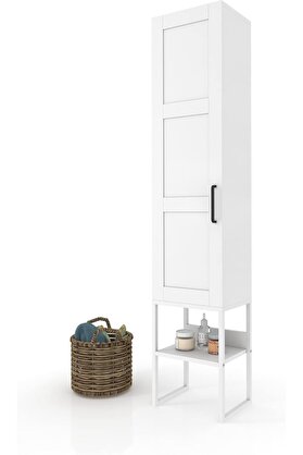 STOREMAX PRStoRe BNY131-Beyaz Metal Ayaklı Banyo Dolabı StorePR 1063348