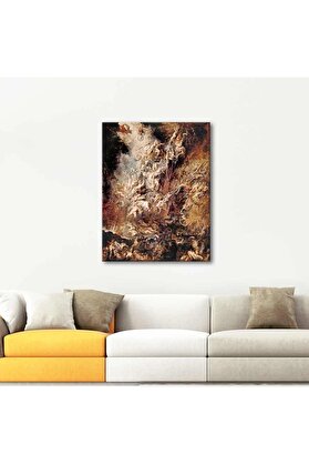 STOREMAX aclyashop Peter Paul Rubens Asi Meleklerin Düşüşü HIQU Kanvas Tablo (46 x 60 cm) 1058548