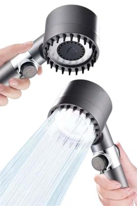 Home Yeni Nesil Duş Başlığı Paslanmaz Çelik Masaj Etkili Ergonomik Tasarım Su Basınçlı