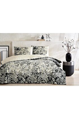 STOREMAX lvnshop Magie Ranforce Çift Kişilik Set Siyah 224120