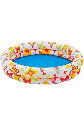 STOREMAX LvnShoppping 59421 Şeffaf Meyve Desenli Havuz 2 Bölme 122 cm, su sporları, plaj malzemesi, şişm