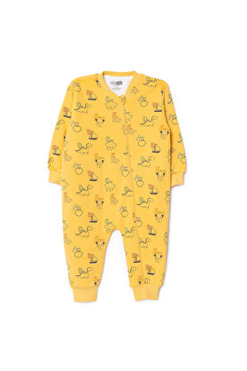 ebebek Hello Baby HelloBaby Erkek Bebek Uyku Tulumu Fermuarlı 1 tog Bisiklet Yaka Uzun Kol Ribanalı