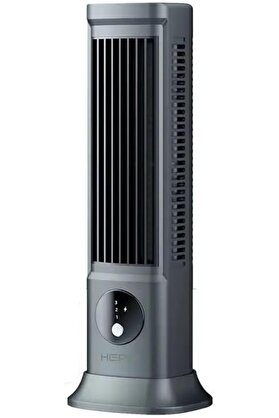 STOREMAX snShop USB Şarjlı Sessiz Kule Tipi Masaüstü Mini Fan 3 Kademe Ofis Tipi Soğutucu Kule Fanı 46