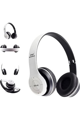 STOREMAX ynsShoping KABLOSUZ KATLANABİLİR KULAK ÜSTÜ BEYAZ SOLO KULAKLIK WİRELESS NewTrrending 1178227