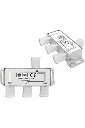STOREMAX snShop Splitter 3 lü Kablo Tv Rg6 Anten Çoklayıcı Dağıtıcı 467437