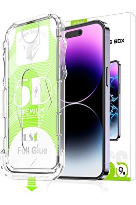 STOREMAX lvnshop AKSESUAR 11 ile Uyumlu Cam Ekran Kurulum Aparatlı Tam Uyumlu Glass Full Cover 224120