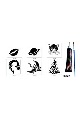 Ai̇rbrush Tattoo Rüya Modelleri̇ Hi̇nt Kınasıyla Geçi̇ci̇ Dövme Yapma Seti̇