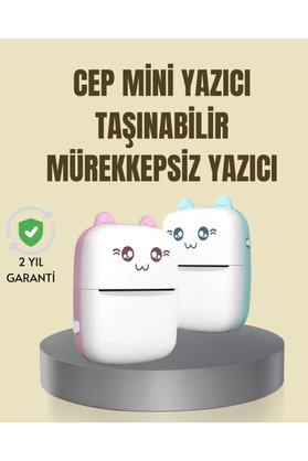 Kaliteyi Bul Taşınabilir Mini Termal Yazıcı 200 Dpı Bluetooth Bağlantılı