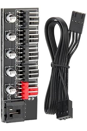 STOREMAX snShop Çoklayıcı 5 Port Y PWM Splitter 4 pin Hub Cpu Kablo Çoğaltıcı 467437