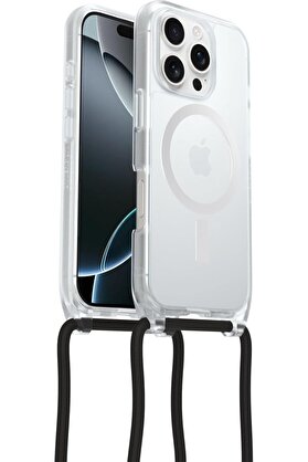 STOREMAX lvnshop 16 Pro Uyumlu React Kolye Kılıfı, Ayarlanabilir ve Cep Telefonu Zincirine Sahip Ultra, Kılıf