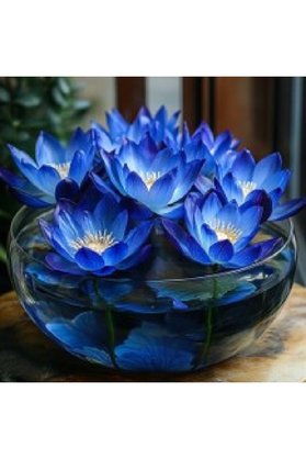 Prestijiseed 3 Adet Nadir Mavi Uzak Doğu Kase Lotus Çiçeği Tohumu Mavi Lotus Tohumu