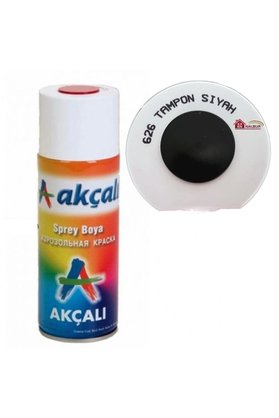 Erturkstore Mey İthalat® Akçalı Sprey Boya 400 Ml 626 Tampon Siyah