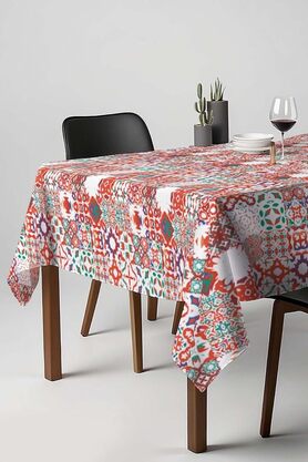 STOREMAX aclyashop Renkli Etnik Desenli Masa Örtüsü, Sofra Bezi, Piknik Örtüsü krem 140 x 200 TYCDB039A05F689