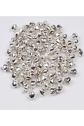 STOREMAX snShop 12 mm GÜMÜŞ Renk Kulplu Zil,çan,çıngırak,metal Amigurumi Zili,takı Aksesuar Yapımı