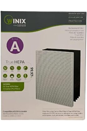 STOREMAX LvnShoppping Filtre A – H13 filtre (%99,999) ve 4 karbon filtresi – Zero hava temizleyici ile uy