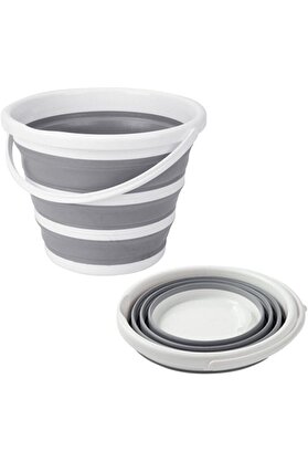 STOREMAX trendymr Kapısı Pratik Katlanabilir Akordiyon Plastik Kova 12,8 Lt Life 1171957