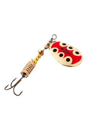 Fishack Döner Kaşık - GlideX - Golden Ladybug - 7g - No:3 - Alabalık/Turna/Levrek Olta Kaşığı