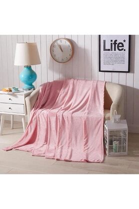 STOREMAX ynsShoping Battaniye,Televizyon Battaniyesi, Peluş, Polar Battaniye, Çift Kişilik 220 * 230 Pembe Ne