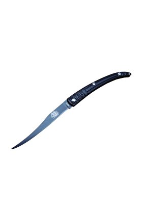 evimdeyokyok Y 122 Siyah Kılçık Outdoor Çakı 16cm - Manuel, İşlemeli Sap